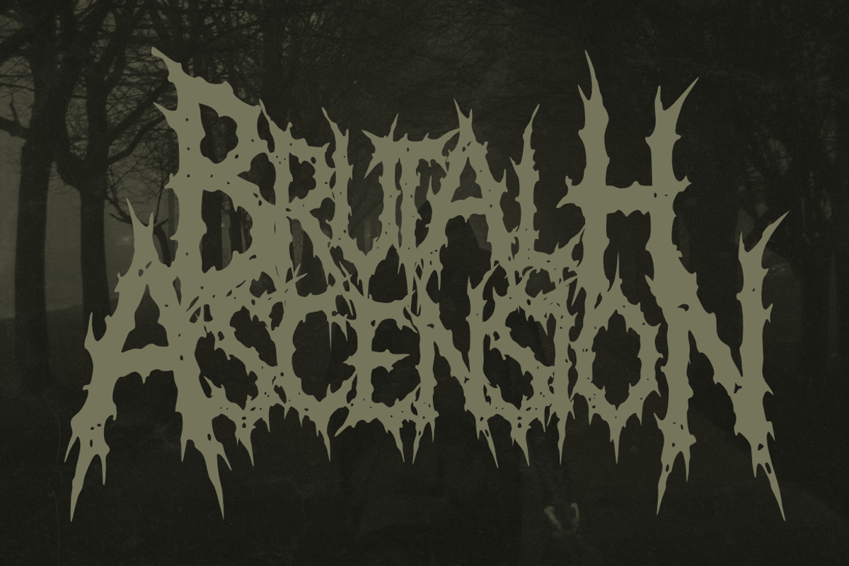 Melvorn - Death Metal Font, a Blackletter Font by Masyafi Studio (Photo 4 of 9)