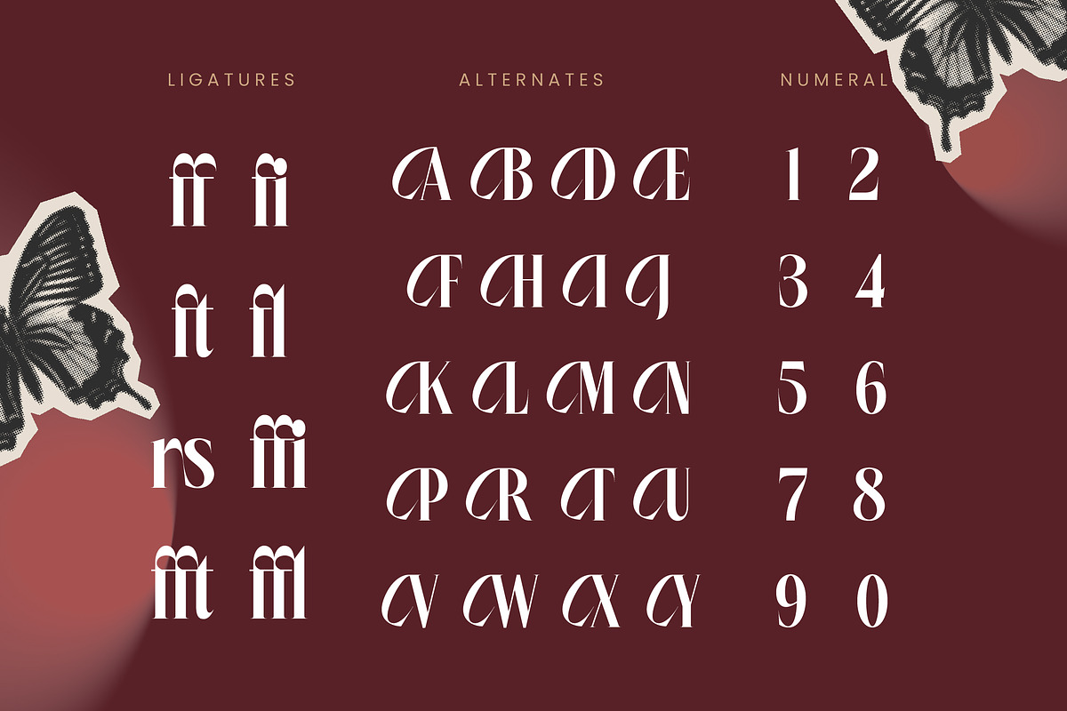 Rigflia Nirsho Modern Serif Font, a Serif Font by timelesstype.co (Photo 18 of 20)