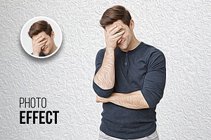 Paint Photo Effect Mockup Layout, a Layer Style Add-On by CreativeShaper