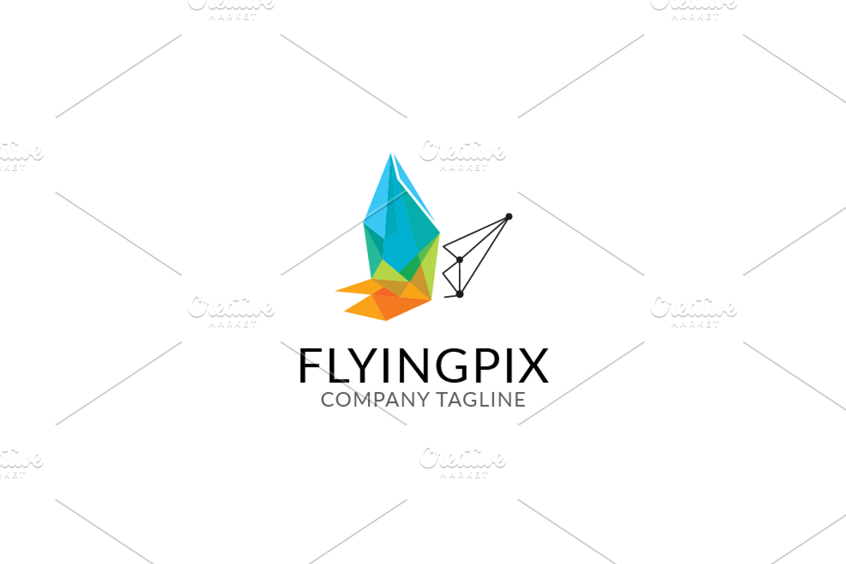 Flying Pixel, a Branding & Logo Template by Twelve.std (Photo 2 of 4)