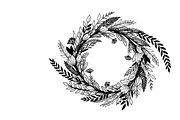 Elegant floral wreath silhouette, an Illustration by Amazin_art (Thumbnail 40 of 41)
