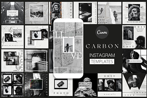 CARBON CANVA INSTAGRAM TEMPLATES