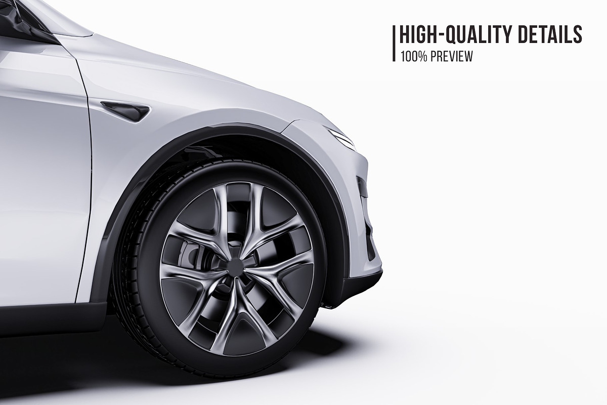 2026 Performance EV Crossover Set, an Advertising Mockup by Halal Graphic Studio (Photo 4 of 12)