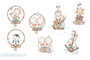 LITTLE SAILOR watercolor set, an Animal Illustration by erasovas (Thumbnail 7 of 12)