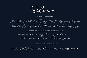 Silen - Stylish Signature Font