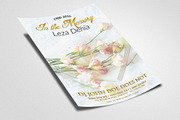Funeral Program Flyer Templates, a Flyer Template by Business Flyers (Thumbnail 2 of 3)