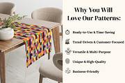 Geometric Mosaic Seamless Patterns, a Pattern Graphic by Ninterints (Thumbnail 4 of 10)