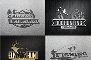 Hunting Vintage Badges and Logos, a Branding & Logo Template by shazi (Thumbnail 4 of 7)