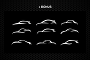 Car Line Shapes for Logos, a Shape Add-On by Akdesain (Thumbnail 3 of 3)