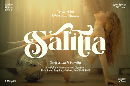 Salitia - 6 Font and Swash