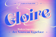 Gloire Display Typeface, a Font by graphicook (Thumbnail 1 of 10)