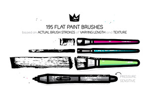 Flat Paint Brushes