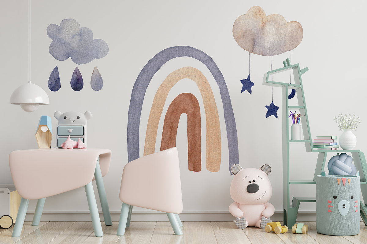 Nursery watercolor clipart, an Animal Illustration by Artcard Watercolor (Photo 10 of 25)
