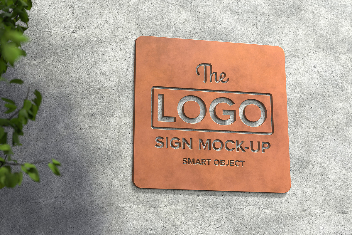 Shop sign mockup Set 2, a Product Mockup by S_design (Photo 3 of 11)