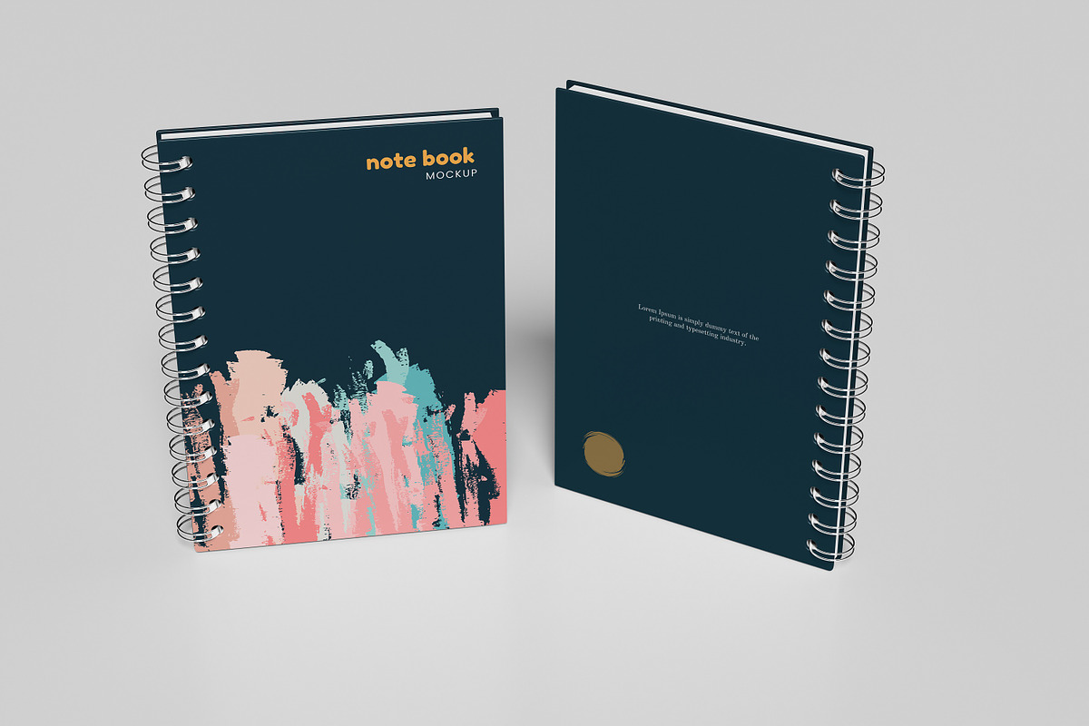 Spiral Notebook Mockup, a Books & Magazine Mockup by Akaimockup (Photo 6 of 6)