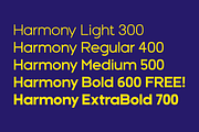 Harmony sans serif typefamily, a Sans Serif Font by Michał Pieczyński (Thumbnail 2 of 5)