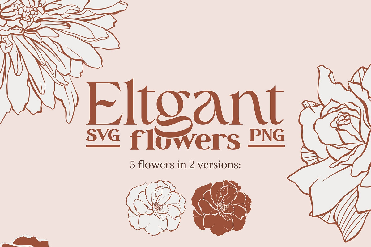 Elegant Floral Patterns Vector, a Pattern Graphic by ilonitta (Photo 8 of 10)