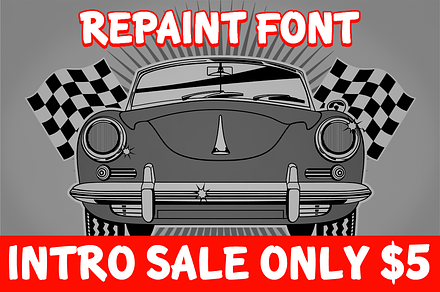 Intro Sale | Repaint & Repair Font
