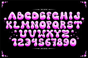 CANDY 3D BUBBLE FONT VECTOR, a Handwritten Font by BonkiStudio (Thumbnail 2 of 2)