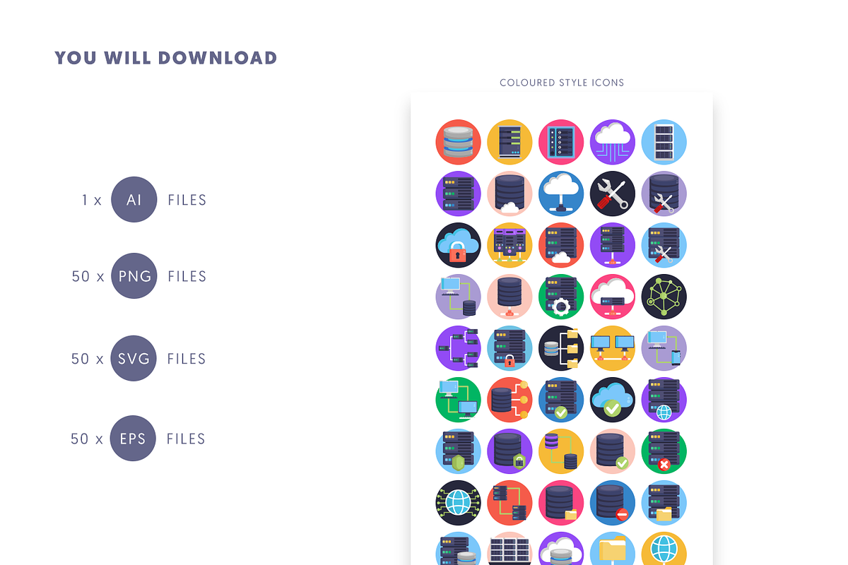50 Servers Icons, an Icon by Dighital (Photo 10 of 10)