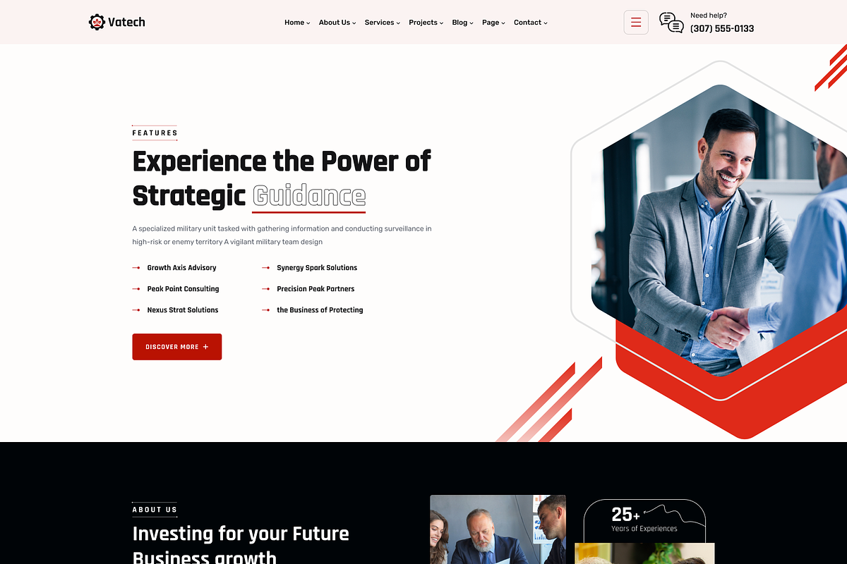 Vatech - Technology Solutions Figma, an UI Kit Template by AliThemes (Photo 13 of 17)