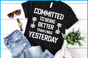 Fitness Motivation Gym Workout SVG, a Graphic by Creativeusart (Thumbnail 1 of 4)