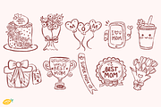 Happy Mother’s Day PNG, an Object Illustration by LemonDesign (Thumbnail 2 of 3)