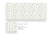 6 Seamless Pattern: Blue Floral, a Pattern Graphic by StudioCitra (Thumbnail 8 of 10)