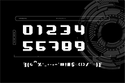 VB Brinio - Futuristic Display Font, a Sans Serif Font by VALIANTBROTHA (Thumbnail 3 of 9)