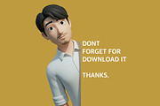 35 3D Male Character Memoji Bundle, a Characters & Person 3D Model by Dimas Rizki Pratama (Thumbnail 3 of 3)