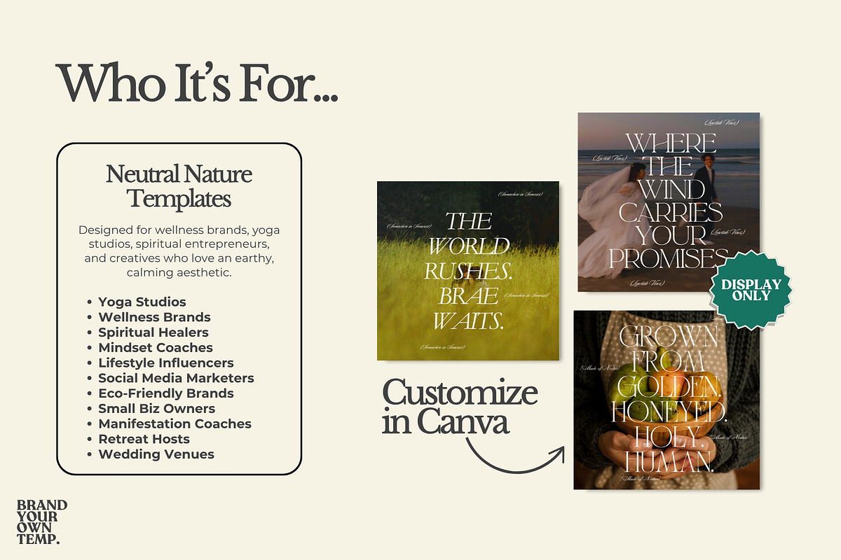 Romantic Instagram Templates, a Templates & Theme by BYOTstudios (Photo 11 of 12)
