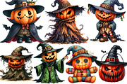 Creepy Character Halloween Pumpkin, an Illustration by Designking (Thumbnail 3 of 4)