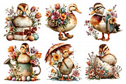 Cute Easter Ducks Clipart, an Illustration by Daily.Designs (Thumbnail 4 of 8)