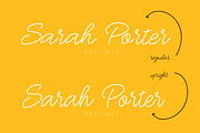 Oh Wonder Font + Bonus Font & Logos, a Script Font by theinkaffair (Thumbnail 6 of 9)