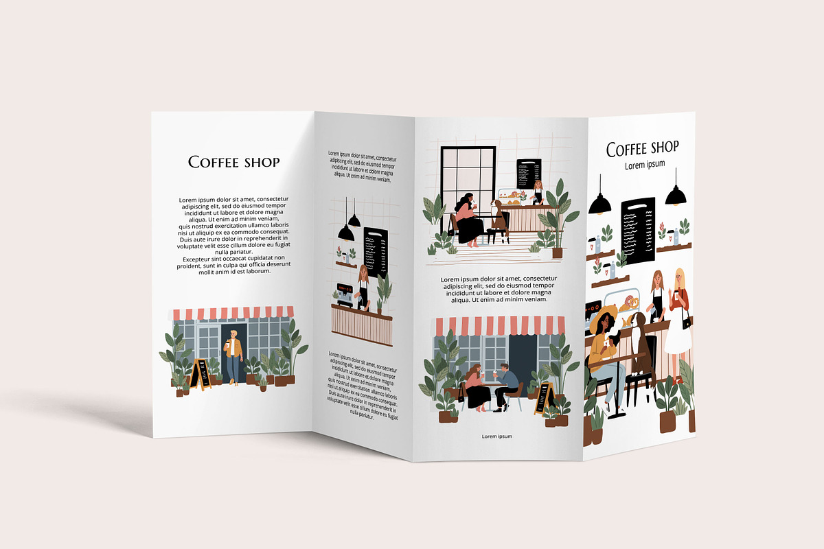 Dog Friendly Cafe Illustrations, a Decorative Illustration by LyubovZaytseva (Photo 6 of 8)