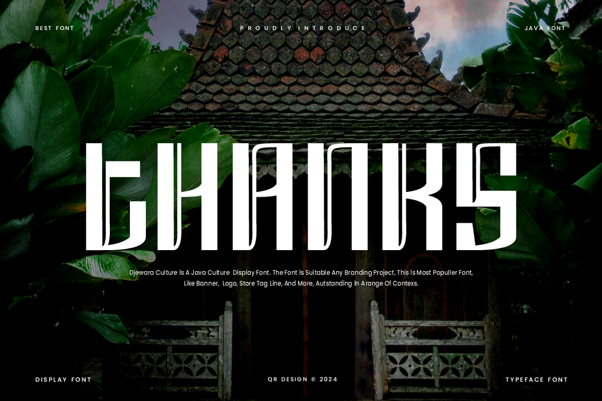 Djewara Culture Font, a Sans Serif Font by QR Design Studio (Photo 7 of 7)