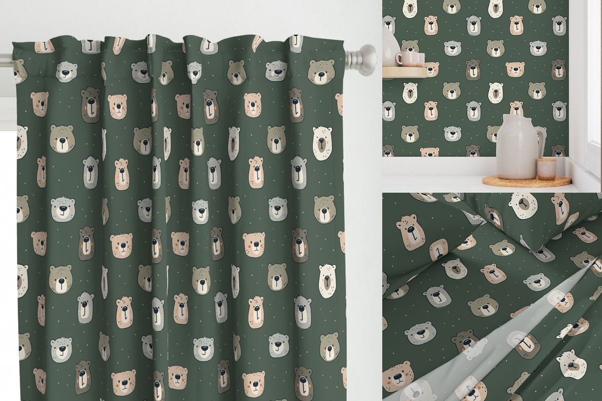 Cute Bears Kid’s Collection, a Pattern Graphic by Naty Art (Photo 10 of 12)