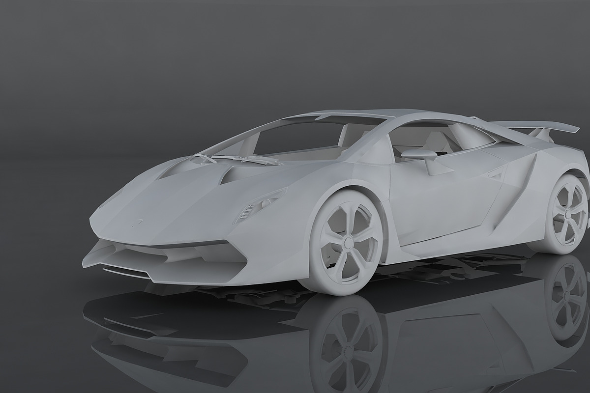 Lamborghini Sesto Elemento, a Cars & Vehicle 3D Model by valtriiu (Photo 9 of 12)