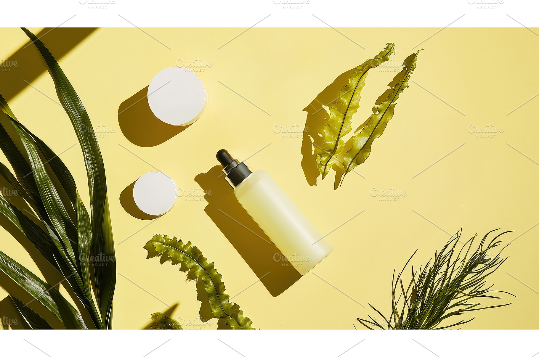 Skincare dropper bottle and cream, a Health & Medical Photo by Rodica Ciorba