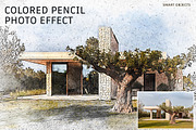 Colored Pencil Photo Effect, an Action Add-On by 3d_model_tifotizi (Thumbnail 1 of 3)