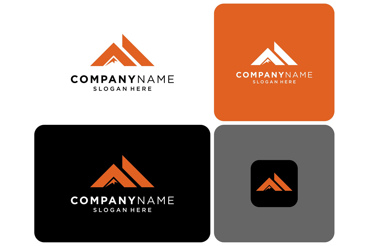 Letter F Mountain Peak Logo, a Branding & Logo Template by ika trisiana (Photo 2 of 2)