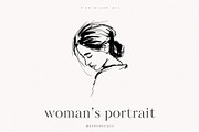 Woman's Portrait, a Person Illustration by PeDe Designs (Thumbnail 5 of 6)
