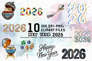 Eclectic New Year 2026 Clipart Bund, an Illustration by Ahmad Designs (Thumbnail 1 of 3)