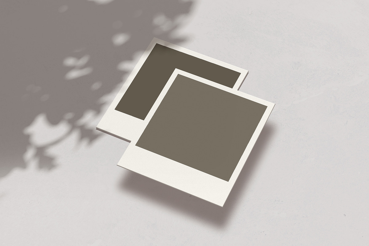 Minimalist Polaroid Photo Mockup preview 4