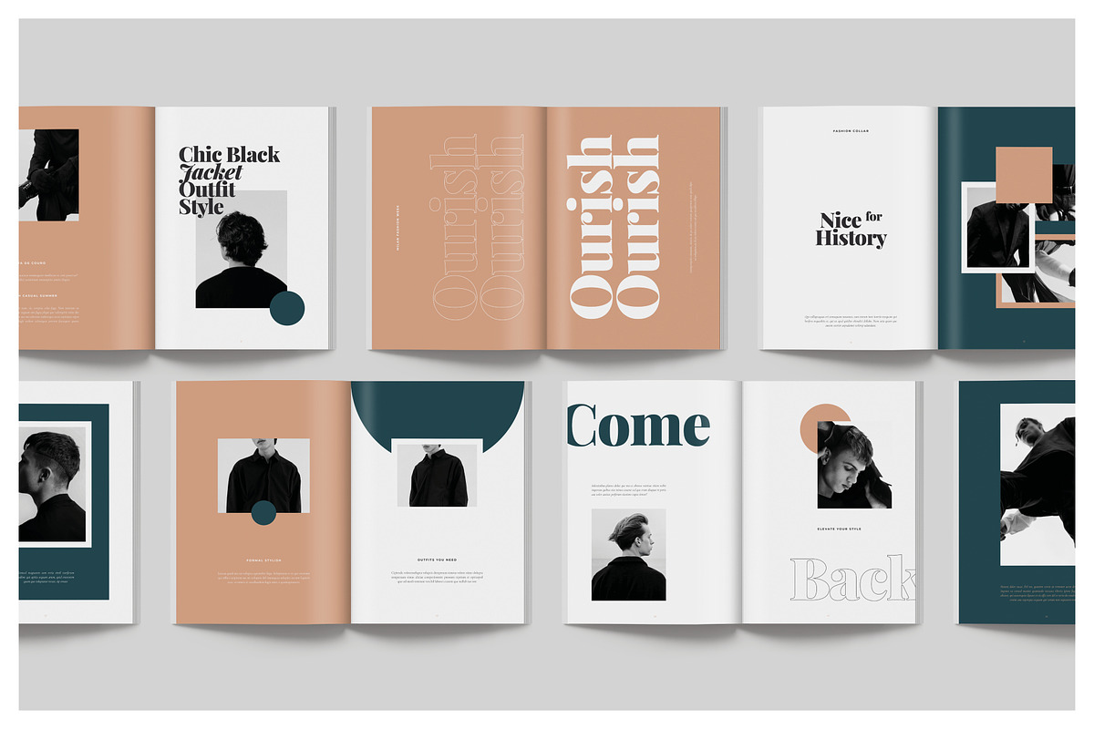 OURISH Editorial Lookbook, a Magazine Template by Arif Tri Ananta (Photo 8 of 14)