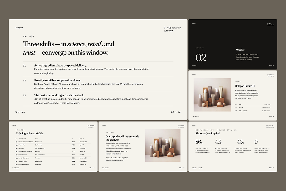 Investor Pitch Deck - Skincare, a Presentation Template by Oday Noon (Photo 2 of 8)
