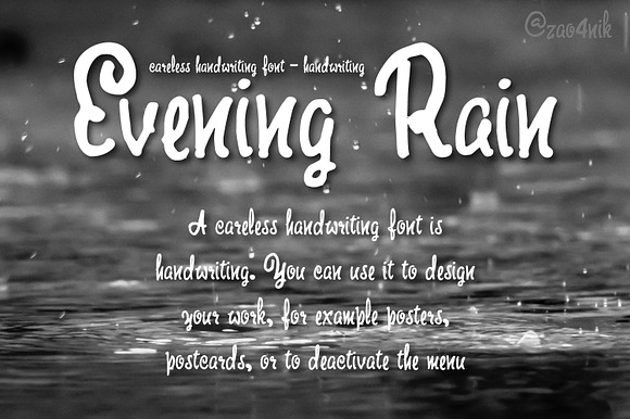 60% discount Evening Rain script preview 5