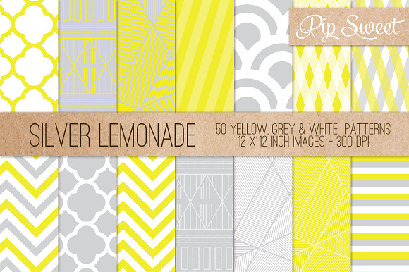 Silver Lemonade 50 Pattern Set preview 4