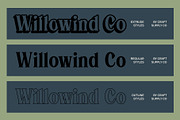 Badoney 3D, a Serif Font by Craft Supply Co. (Thumbnail 2 of 8)