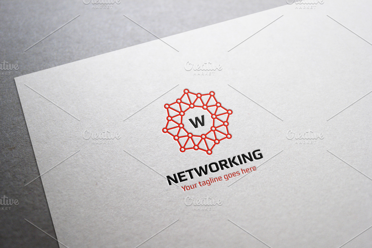 Networking Logo, a Branding & Logo Template by XpertgraphicD